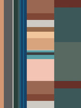 Jupiter10 geometric mid-century modern wallpaper Theodora