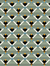 Jupiter10 geometric mid-century modern wallpaper Toulouse