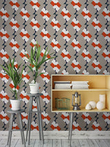 Jupiter10 geometric mid-century modern wallpaper Tulum