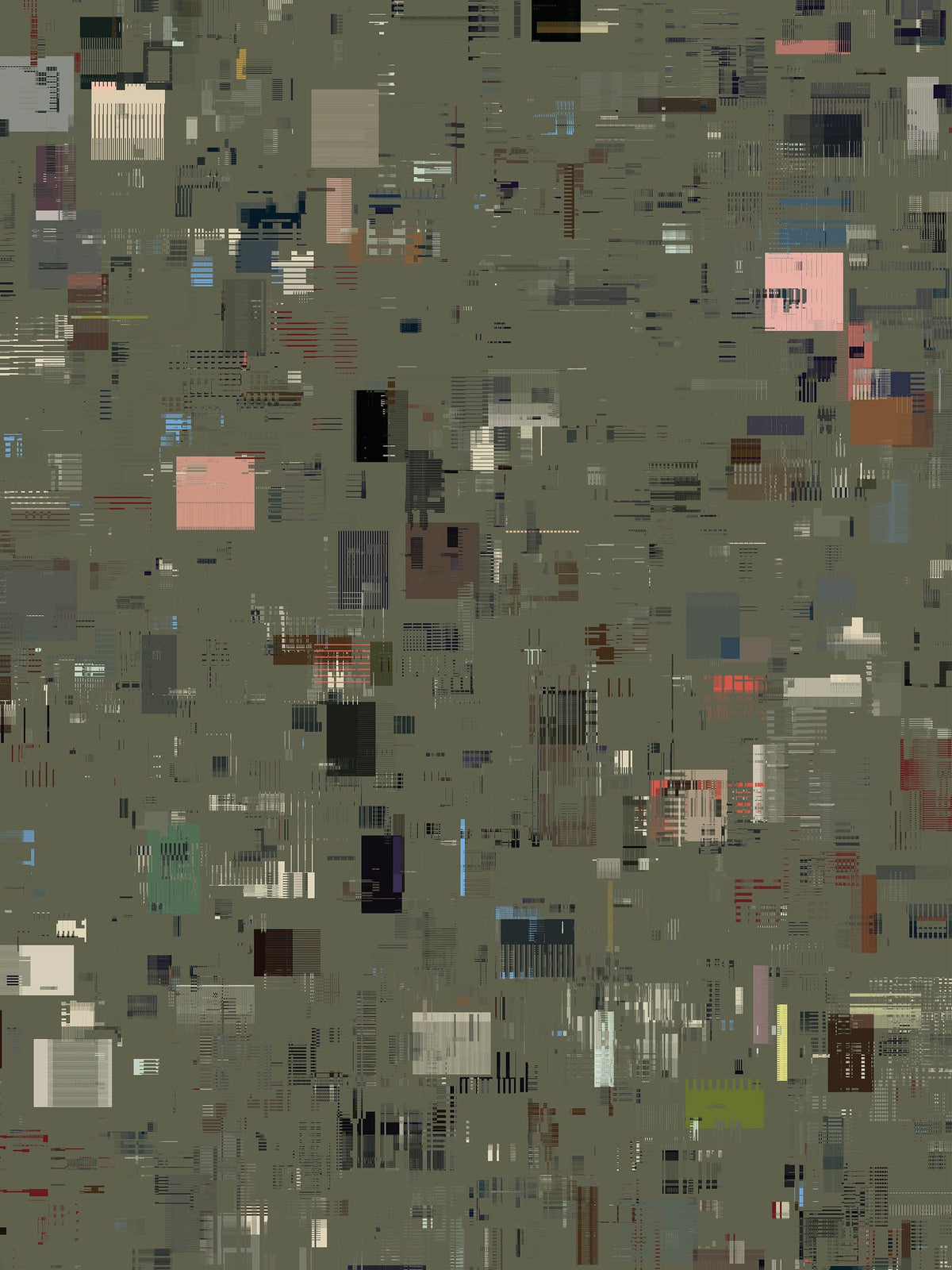 Twobit Wallpaper - Fragmented Abstract | Jupiter 10
