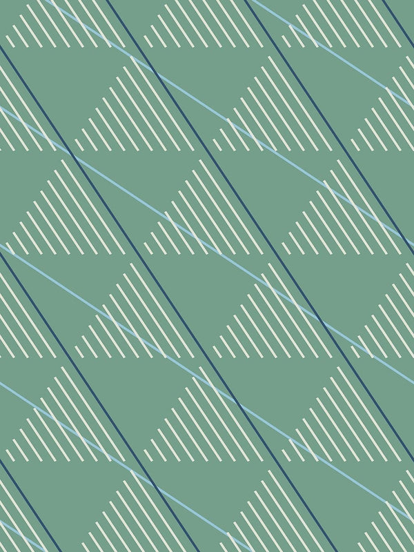 Jupiter10 geometric mid-century modern wallpaper Vilnius