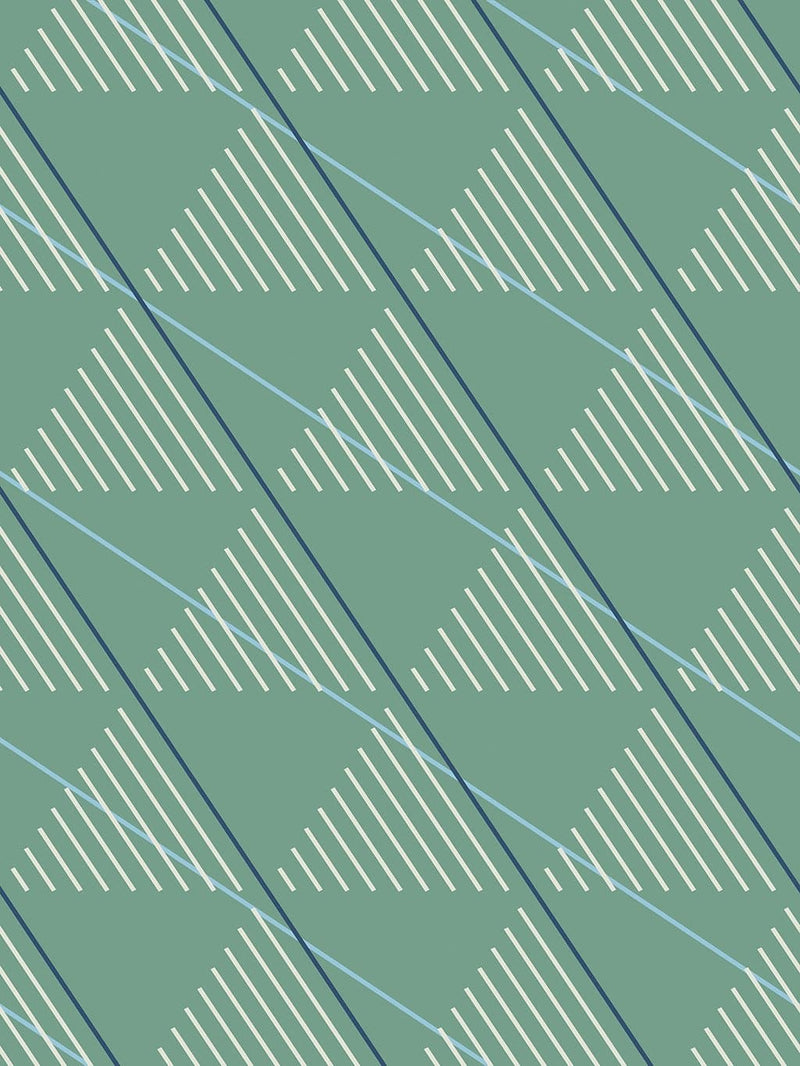 Jupiter10 geometric mid-century modern wallpaper Vilnius
