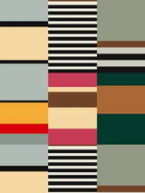 Jupiter10 geometric mid-century modern wallpaper Yves