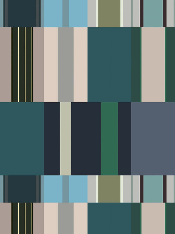 Jupiter10 geometric mid-century modern wallpaper Zac